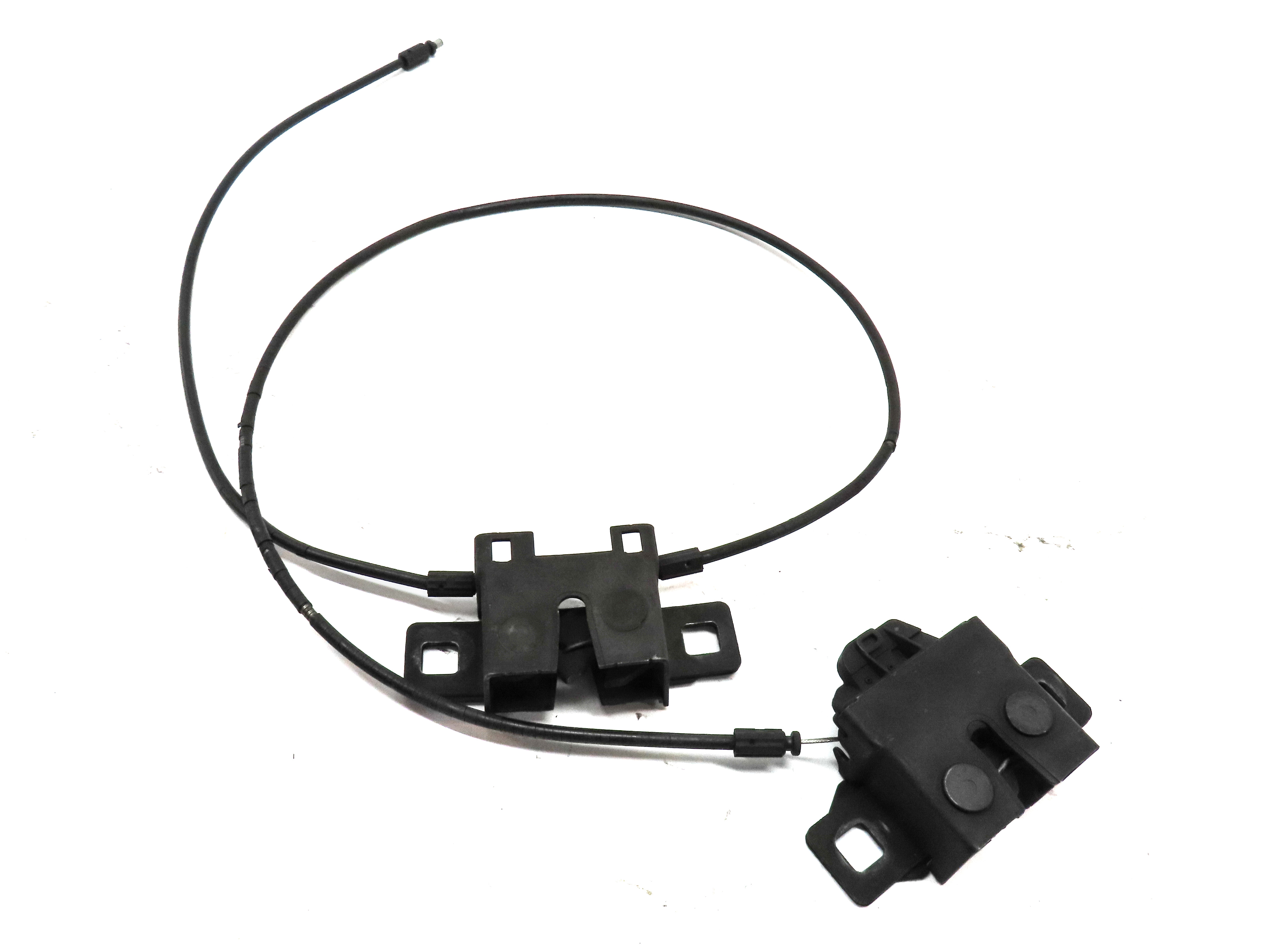 2008 LAND ROVER LR3 (L319) FRONT HOOD LEFT & RIGHT LOCK LATCH SET 2 w/ CABLE — exact item pictured